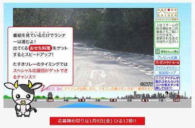 日テレ 箱根駅伝 データ放送プレゼントラリー合計0名大会グッズなどプレゼントキャンペーン 第97回 超役立つ無料サンプル懸賞サイト